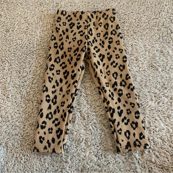 Cat & Jack Gray and Leopard Pattern Leggings - Picture 5 of 7